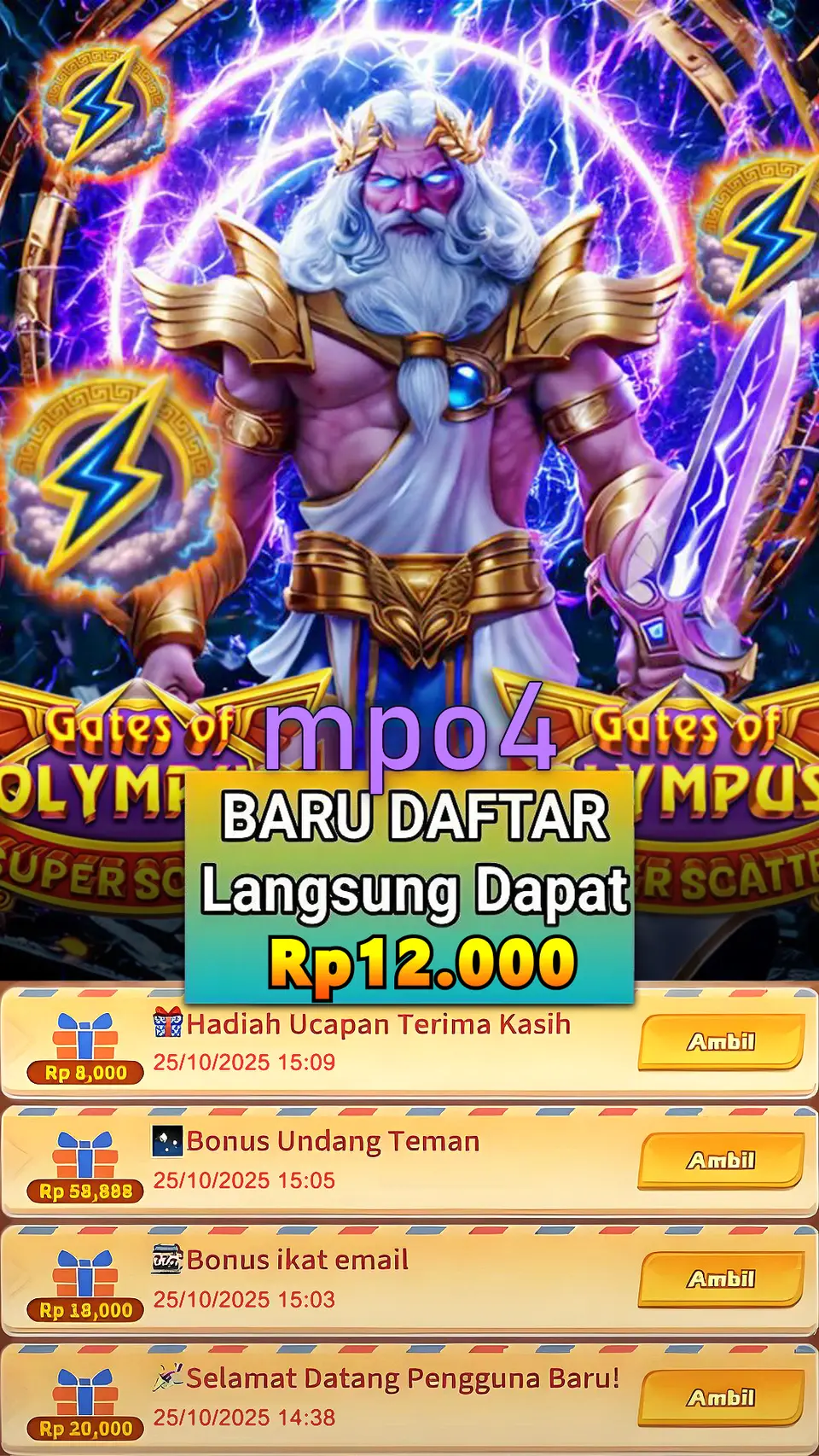 mpo4 Tangkapan Layar - APK Resmi